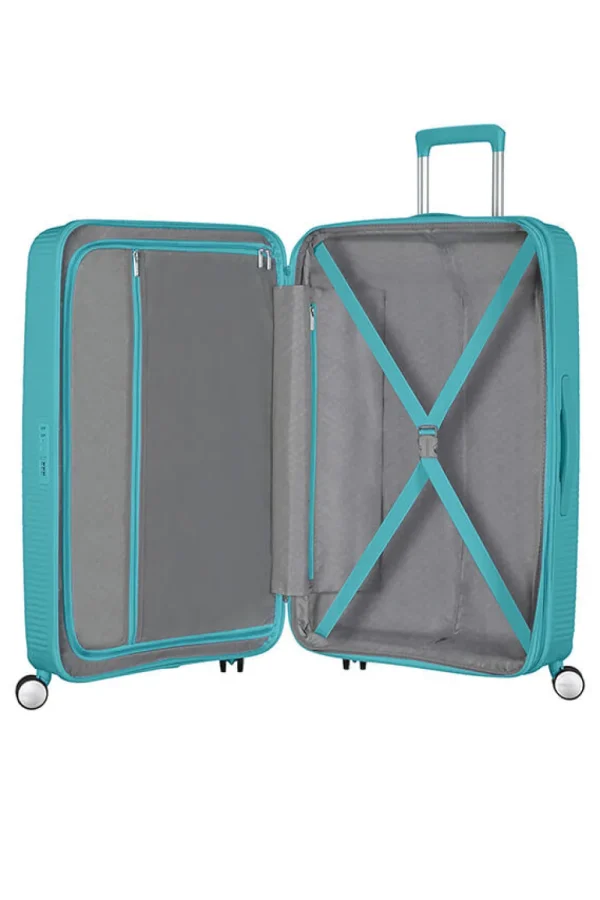 American Tourister SoundBox Suuri matkalaukku Turquoise Tonic New