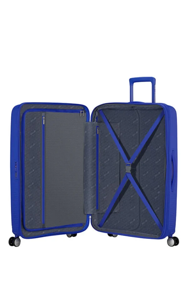 American Tourister SoundBox Suuri matkalaukku Cobalt Blue Discount
