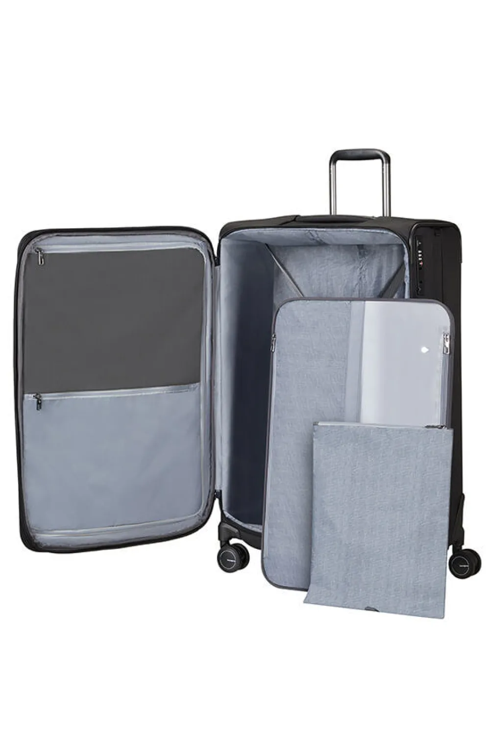 spectrolite__trvl_nelipyr_1-2.webp Samsonite Spectrolite 3.0 Trvl Nelipyöräinen laajennettava matkalaukku 78cm Black Clearance