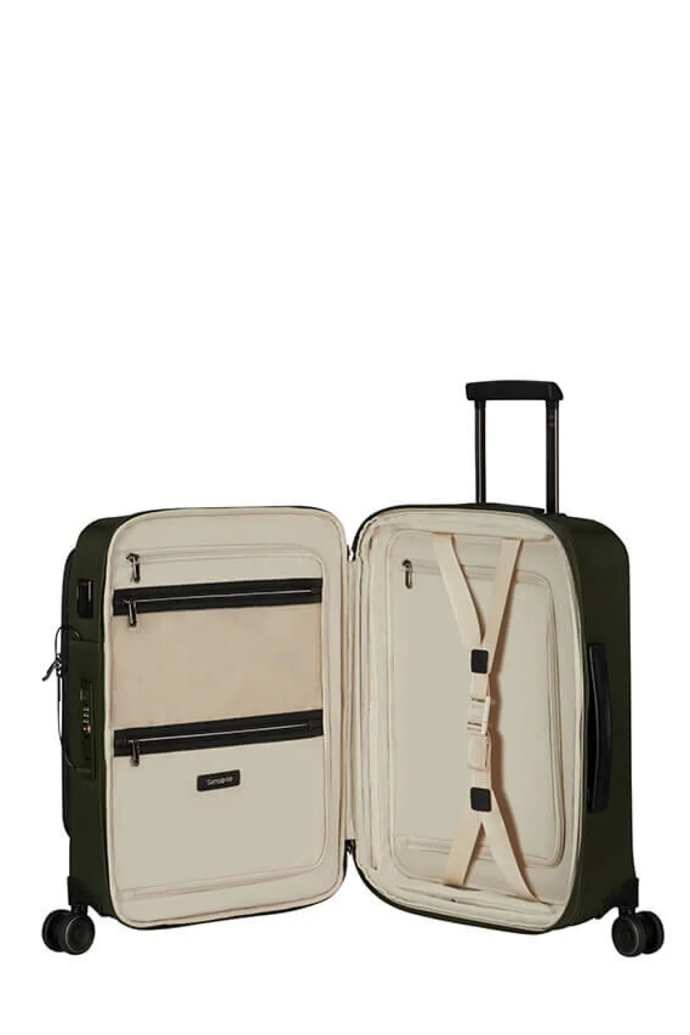 splendix_nelipyrinen_matk_0-5.webp Samsonite Splendix Nelipyöräinen matkalaukku 55cm Green/Black Outlet