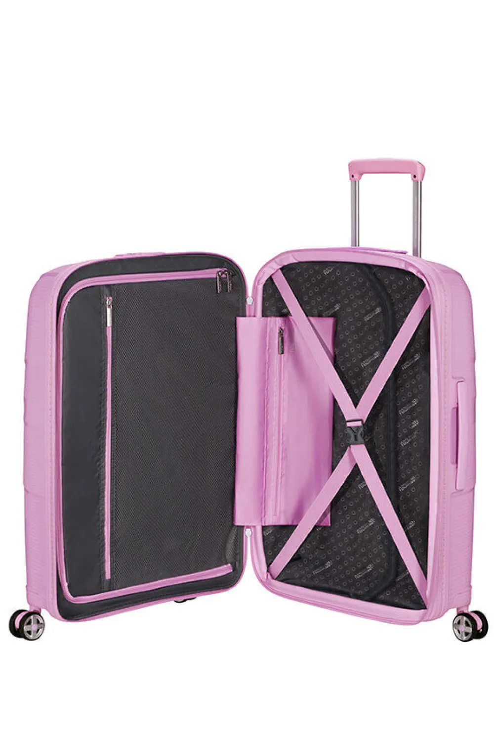 starvibe_keskikokoinen_ma_0-10.webp American Tourister StarVibe Keskikokoinen matkalaukku Metallic Pastel Lavender Sale