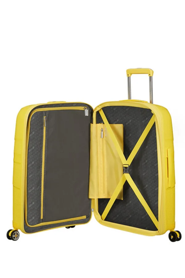 American Tourister StarVibe Keskikokoinen matkalaukku Electric Lemon Outlet