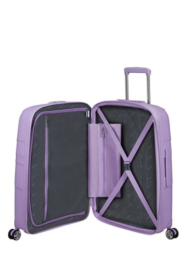 American Tourister StarVibe Keskikokoinen matkalaukku Digital Lavender Clearance