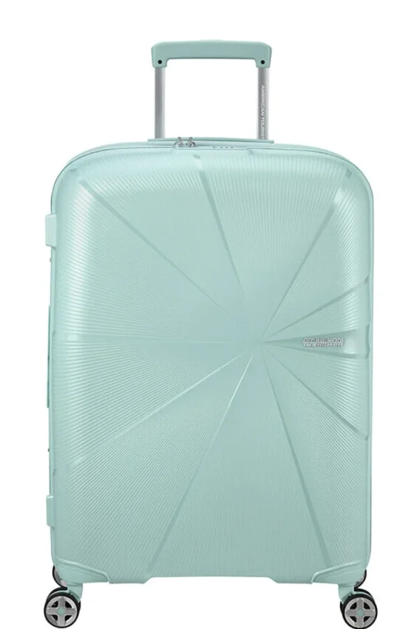 American Tourister StarVibe Keskikokoinen matkalaukku Metallic Surf Blue Outlet