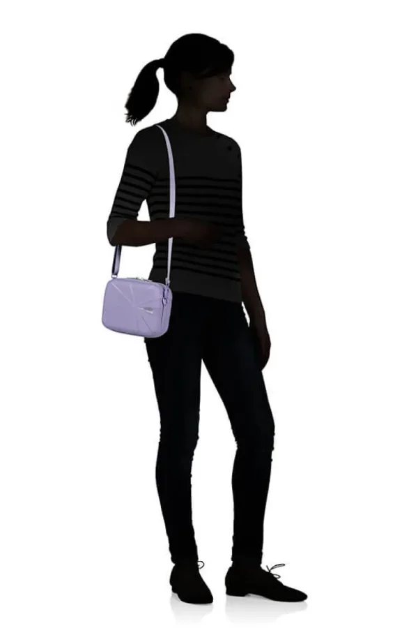 American Tourister StarVibe Olkalaukku Digital Lavender Sale