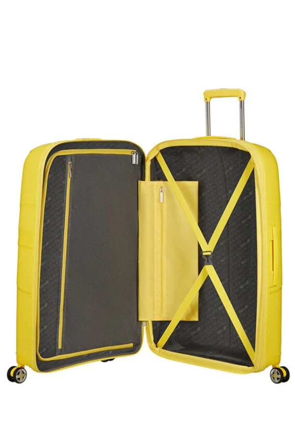 American Tourister StarVibe Suuri matkalaukku Electric Lemon Discount