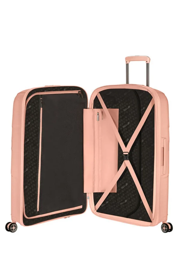 American Tourister StarVibe Suuri matkalaukku Metallic Peach Clearance