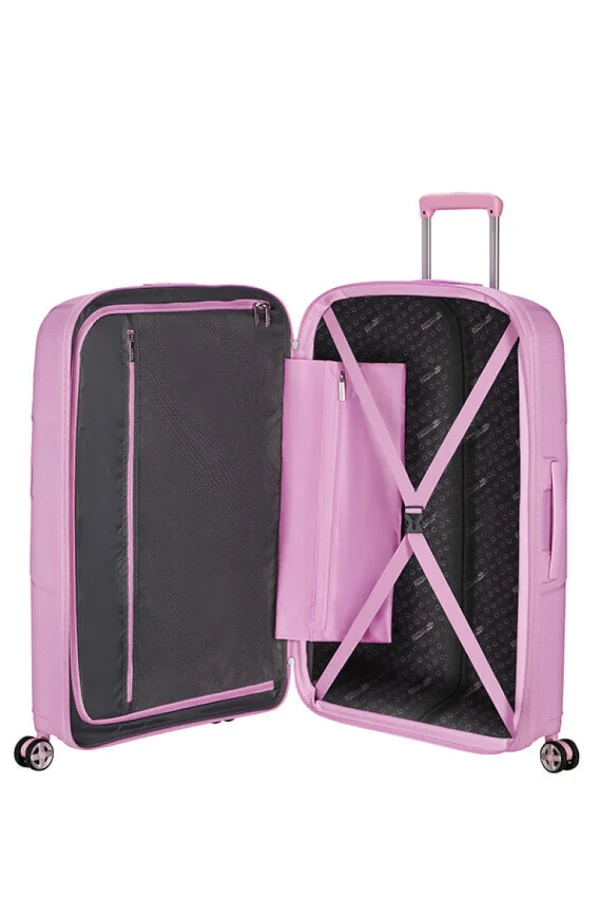 American Tourister StarVibe Suuri matkalaukku Metallic Pastel Lavender Hot
