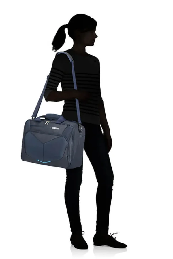 American Tourister SummerFunk 3-osainen lentolaukku Navy Hot