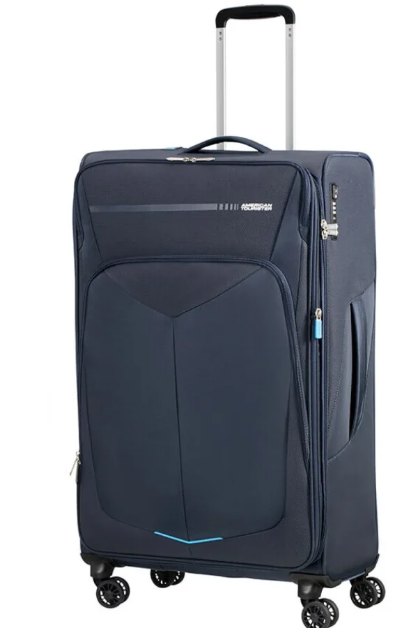 American Tourister SummerFunk Suuri matkalaukku Navy Fashion