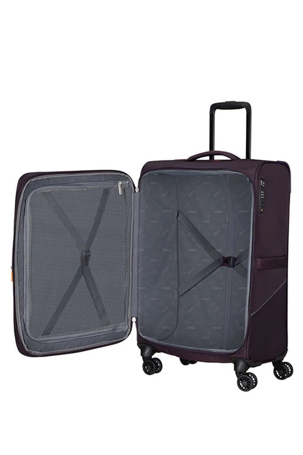 summerride_keskikokoinen__0-2.webp American Tourister SummerRide Keskikokoinen matkalaukku Dark Plum Hot