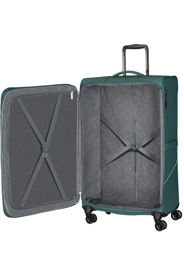 American Tourister SummerRide Suuri matkalaukku Dark Forest Clearance
