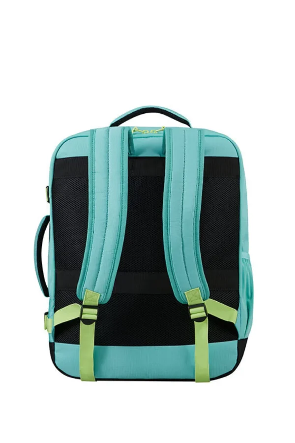 American Tourister Take2cabin Reppu M 15.6" Dusty Turquoise/Lime Fashion