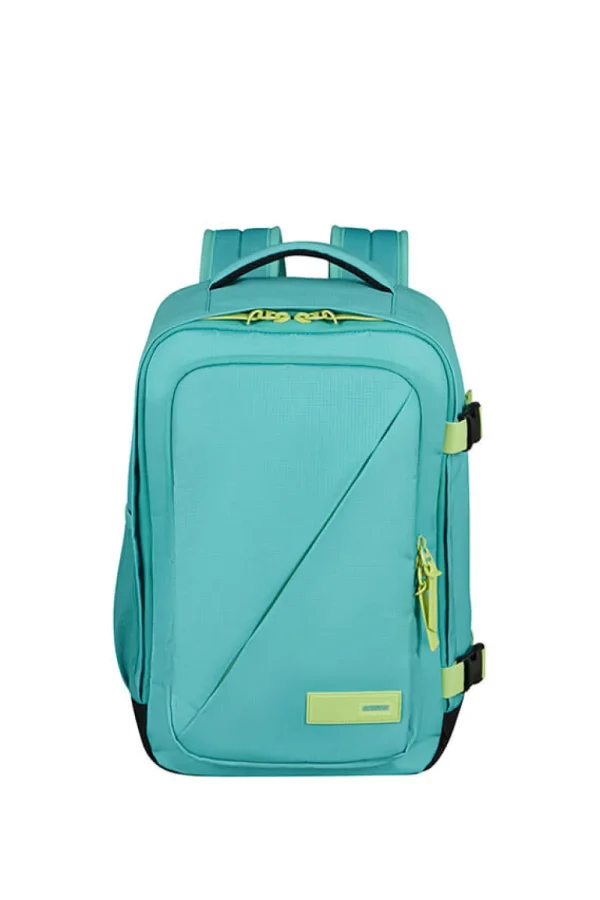 American Tourister Take2cabin Reppu S Dusty Turquoise/Lime Clearance
