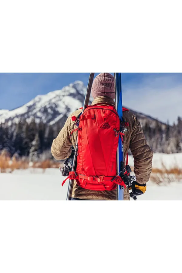 Gregory Targhee Backpack Lava Red New
