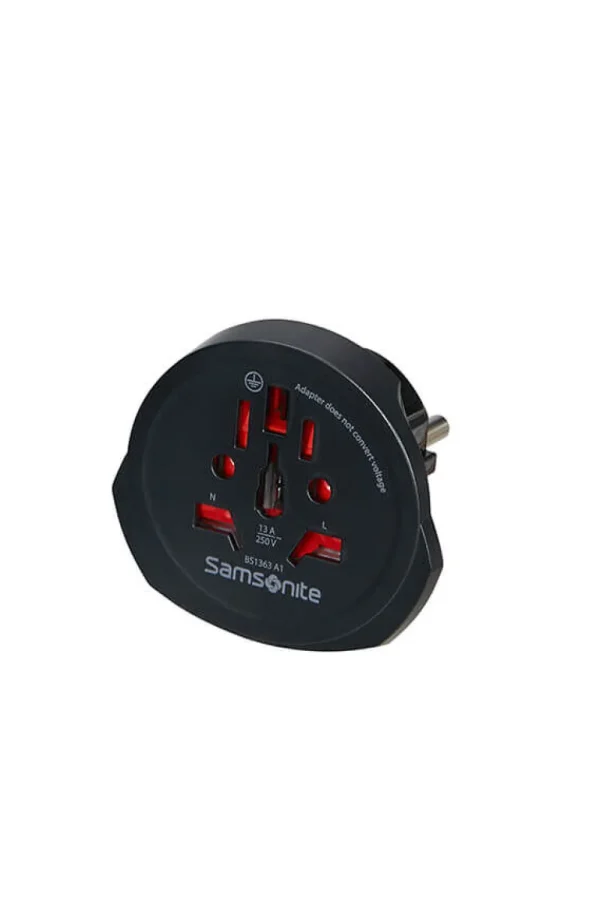 Samsonite Travel Accessories Eurooppaan sopiva adapteri Black Hot