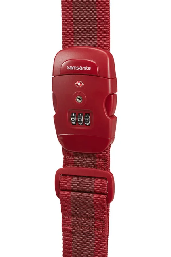 Samsonite Travel Accessories Matkalaukkuvyö Red Outlet