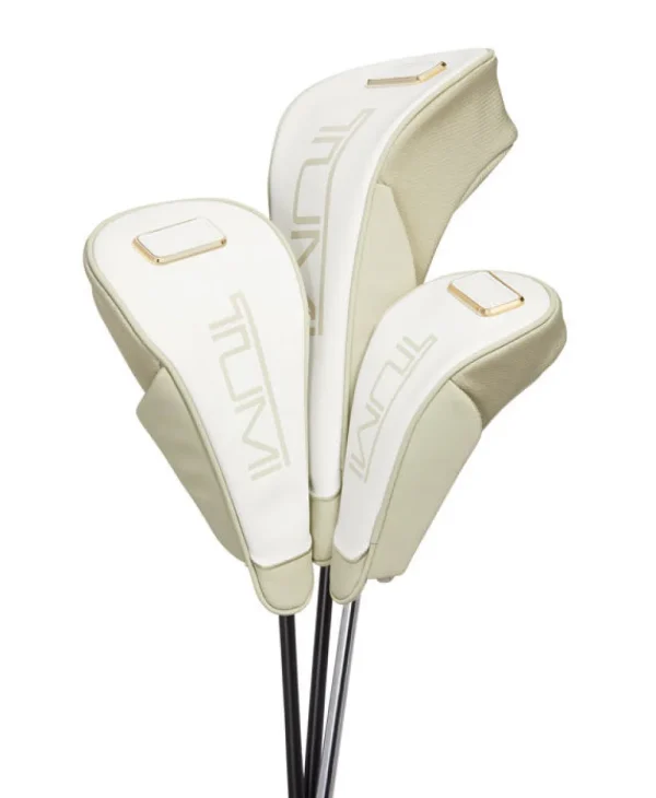 TUMI Travel Accessory Golf Club cover set Off White/Tan Discount