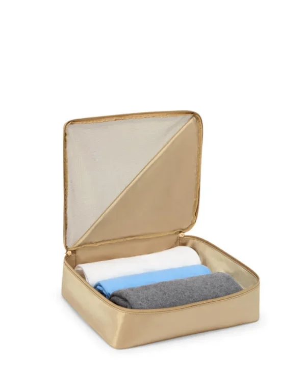TUMI Travel Accessory Packing Cube Medium Gold Sale