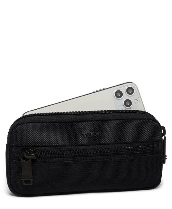 TUMI Travel Accessory Phone Pouch Black New