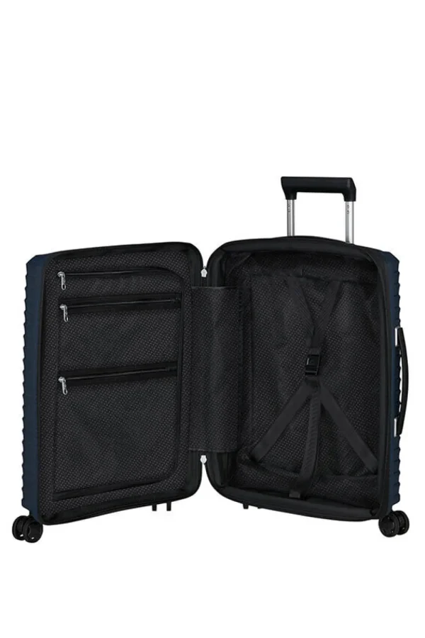 Samsonite Upscape Nelipyöräinen laajennettava matkalaukku 55cm Blue Nights Sale