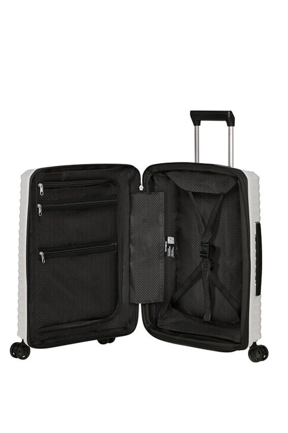 upscape_nelipyrinen_laaje_0-29.webp Samsonite Upscape Nelipyöräinen laajennettava matkalaukku 55cm Cloud White Best