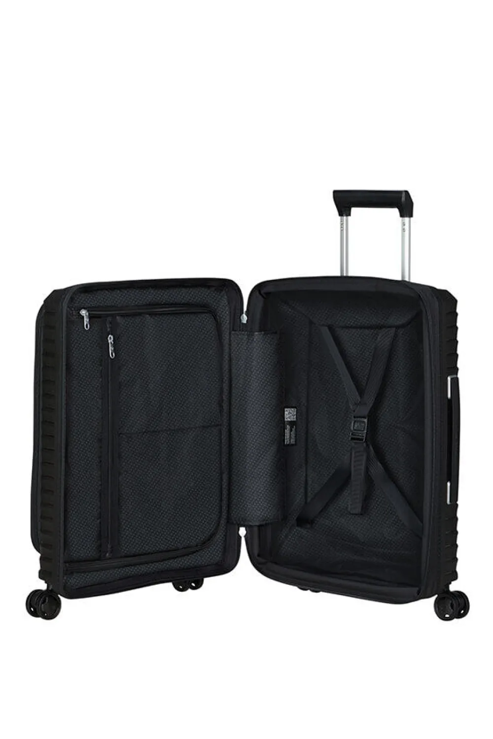 upscape_nelipyrinen_laaje_0.webp Samsonite Upscape Nelipyöräinen laajennettava matkalaukku 55cm Black Online