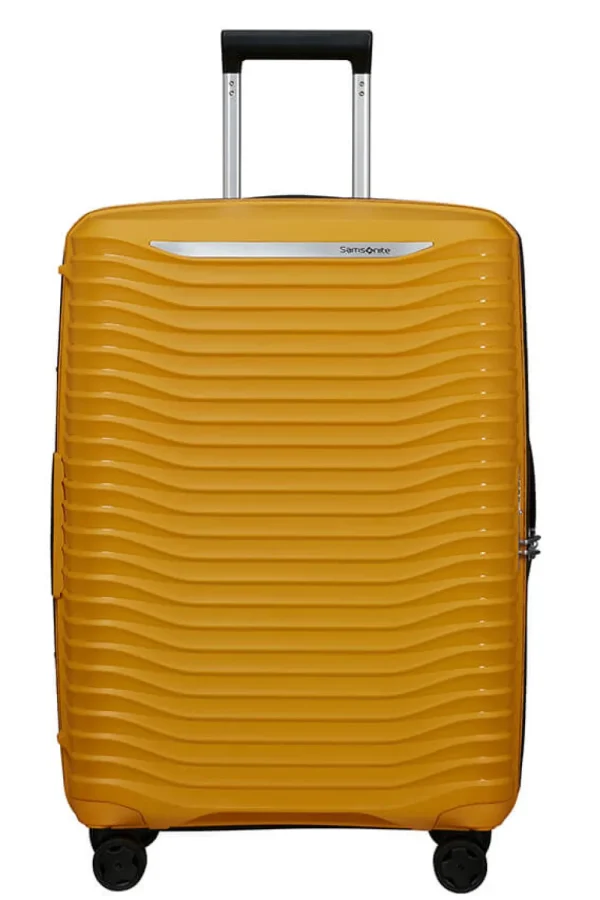 Samsonite Upscape Nelipyöräinen laajennettava matkalaukku 68cm Yellow Hot