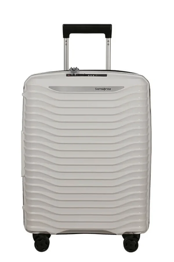 Samsonite Upscape Nelipyöräinen laajennettava matkalaukku 55cm Cloud White Best