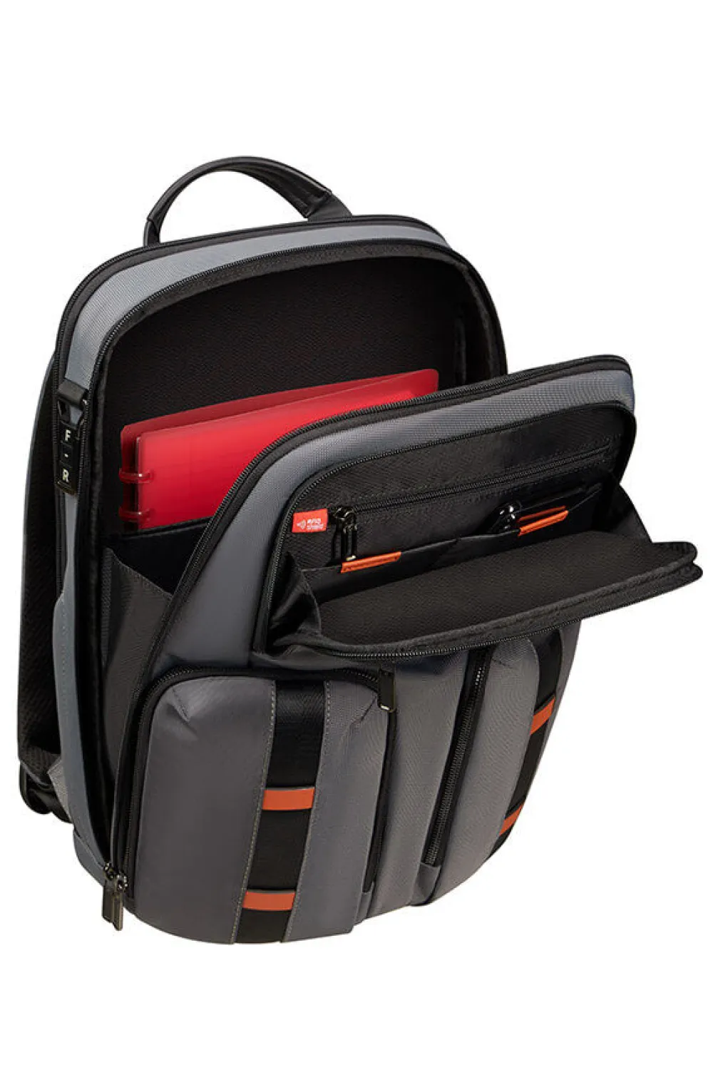 urbaneye_reppu__0-8.webp Samsonite Urban-Eye Reppu 15.6" Grey/Cognac New
