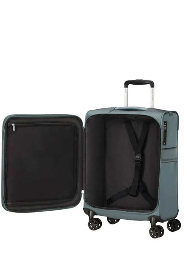Samsonite Urbify Nelipyöräinen laajennettava matkalaukku 55cm Dusty Blue New