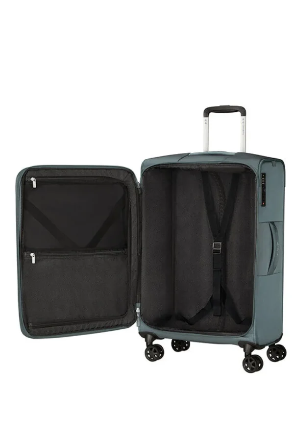Samsonite Urbify Nelipyöräinen laajennettava matkalaukku 68cm Dusty Blue Clearance