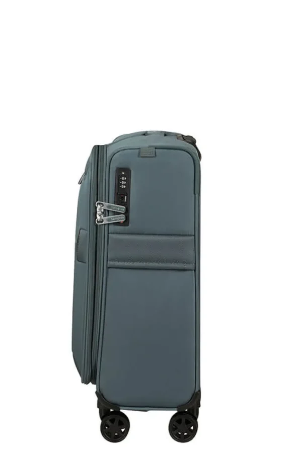 Samsonite Urbify Nelipyöräinen laajennettava matkalaukku 55cm Dusty Blue New