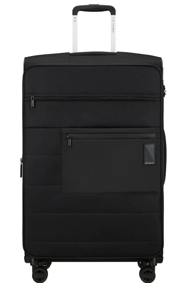 Samsonite Vaycay Nelipyöräinen laajennettava matkalaukku 77cm Black Clearance