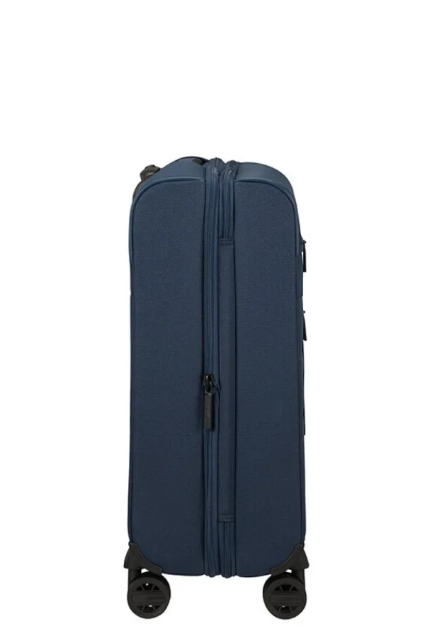 Samsonite Vaycay Nelipyöräinen laajennettava matkalaukku 55cm Navy Blue Outlet
